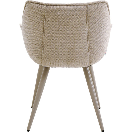 Kare Design Stoel met armleuningen Thelma beige