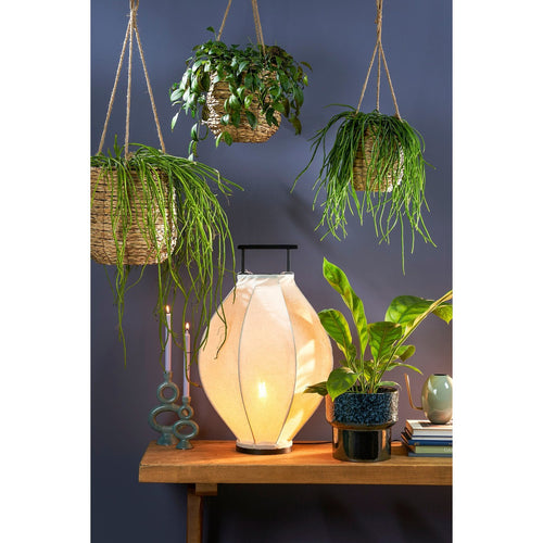 Mica Decorations Avalon Hangpot - Set van 3 - H90 x ؝30 cm - Zeegras - Lichtbruin
