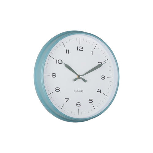 Karlsson wandklok Modern Factory - blauw - Ø30cm - vtwonen shop
