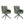 Home Deluxe ALUNA chenille eetkamerstoel met armleuningen - set van 2 beige