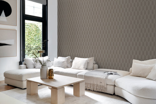 Origin Wallcoverings behang 3D-motief taupe - 50 x 900 cm - 348039 - vtwonen shop