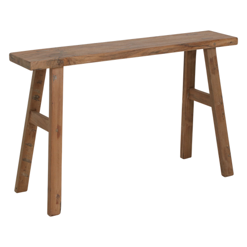 Raw Materials Java carpenter bijzettafel/bankje - Gerecycled hout - 80x17x50 cm