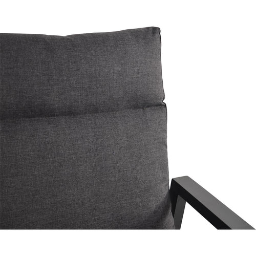 Lesli Living loungebank Ohio - antraciet - 142,5x83x98cm