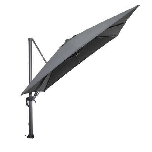 Hawaii parasol - 300x300 cm - carbon black - donker grijs - vtwonen shop