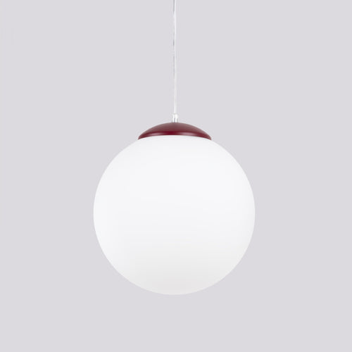 Sollux Lighting Hanglamp UGO 30 bordeaux - 30x30x120cm