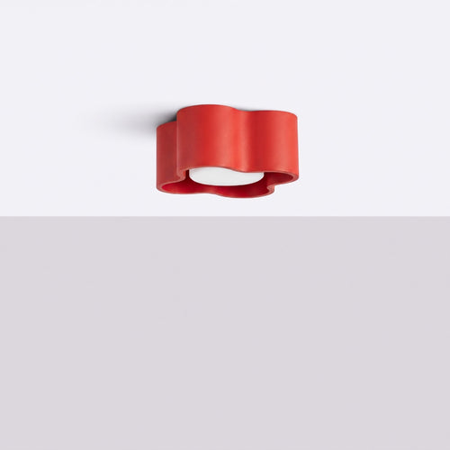 Sollux Lighting Plafondlamp OVIO 1 rood Gx53 - 12x12x6cm