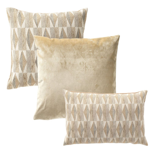 KUSSENSET | 3-delig | Celeste Curated | beige | Hoii | inclusief veren binnenkussens