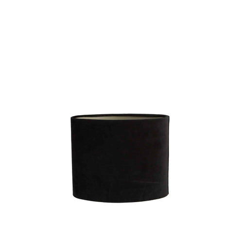 Light & Living lampenkap Velours - zwart - 30x15x25cm