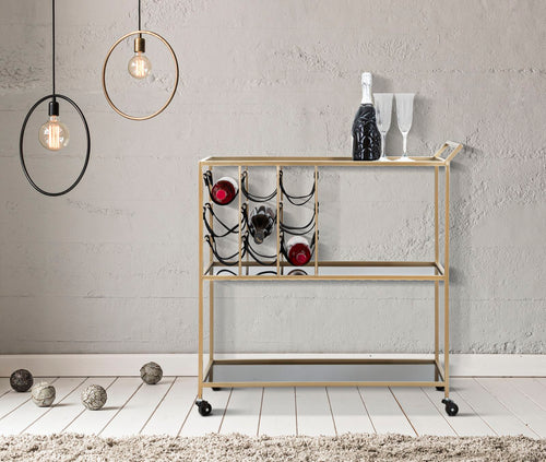 Mauro Ferretti drankwagen - 79x39,5x82 cm