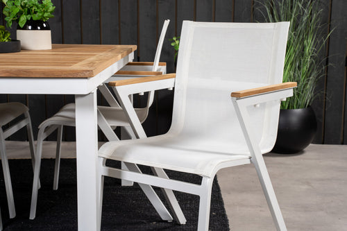 Rebellenclub  Tonga Tuinstoel - Set van 2 - Wit