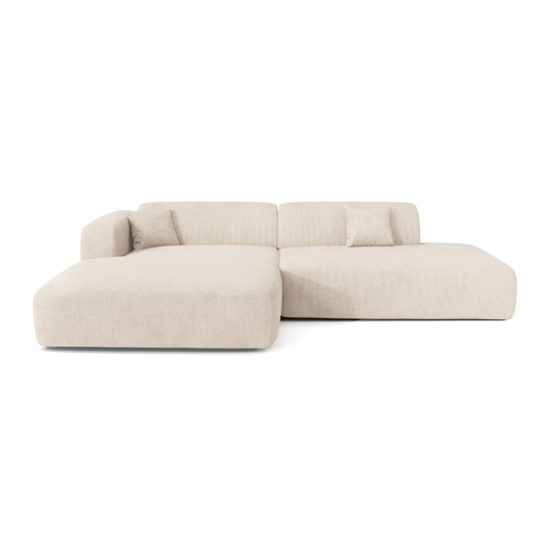 Sia Home - Hoekbanken links MYRA - Corduroy - Crème - 300cm - vtwonen shop