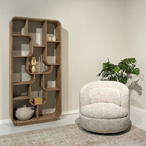 Livingfurn fauteuil Britt - beige - 85x84x76 - vtwonen shop