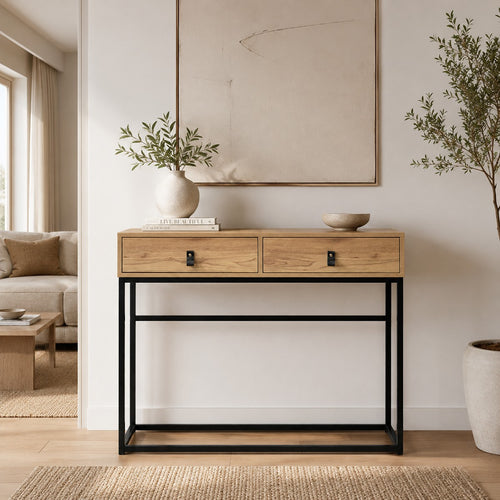 Calicosy - Console met 2 Lades JILL - 35.3x100.3x80.5 cm