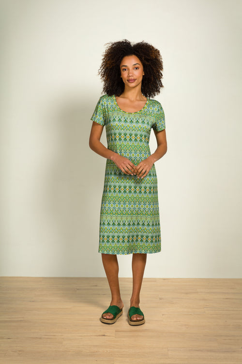 Pip Studio - Daniela Nightgown Short sleeve Women - Ashanti - Green - XS