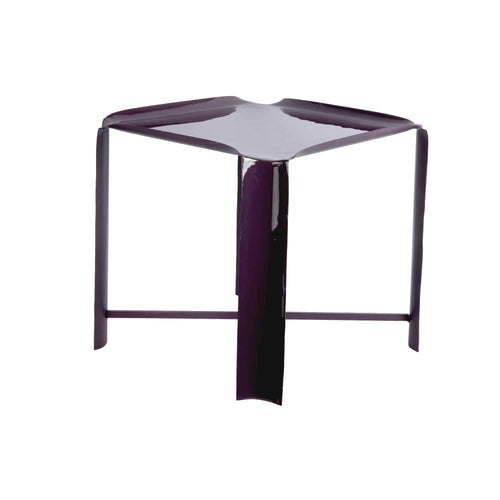 Leitmotiv bijzettafel Cadiz - paars - 41x41x41cm