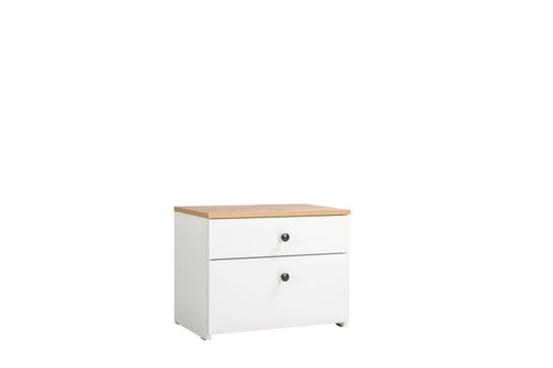 FurniLux Sharons choice- Nachtlast-Wit - 53x35x41cm - vtwonen shop