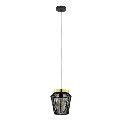 EGLO hanglamp Escandidos - e27 - ø 22 cm - zwart/koper/goud - vtwonen shop