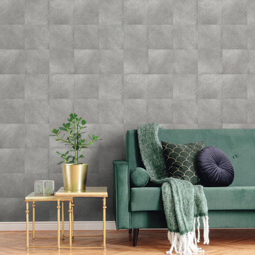 Sanders & Sanders behang dierenhuid grijs - 53 cm x 10 m - 640090 - vtwonen shop