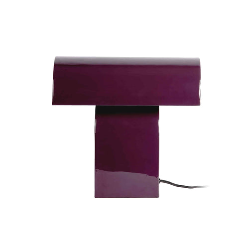 Leitmotiv tafellamp Cadiz Disc - paars - 15x32x30cm