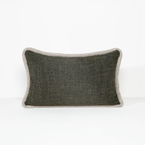 Darcy & Duke sierkussen Woven Moss - Mosgroen - 40x60cm