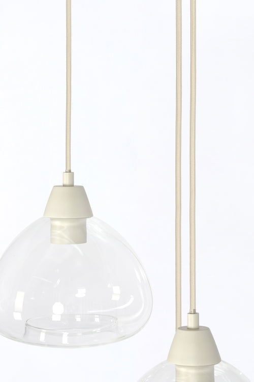 Light & Living hanglamp BISHO - Ø30x14cm - wit - vtwonen shop