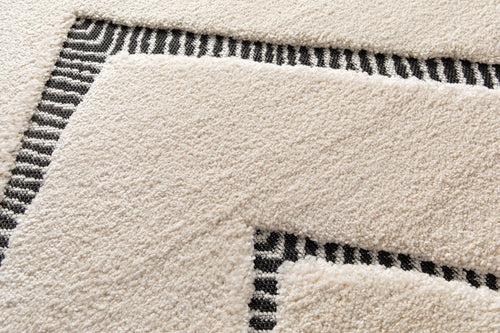 AFK Living vloerkleed Kenza - reliëfeffect - beige - 120 x 170 cm - vtwonen shop