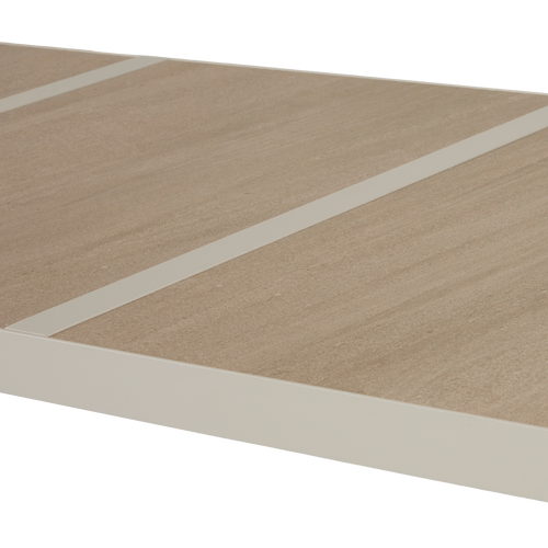 Lisomme Bosse Aluminium Tuintafel Beige - 196 x 91 cm - vtwonen shop