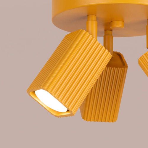 Sollux Lighting Plafondlamp RAYO 3P geel - 20x20x18cm