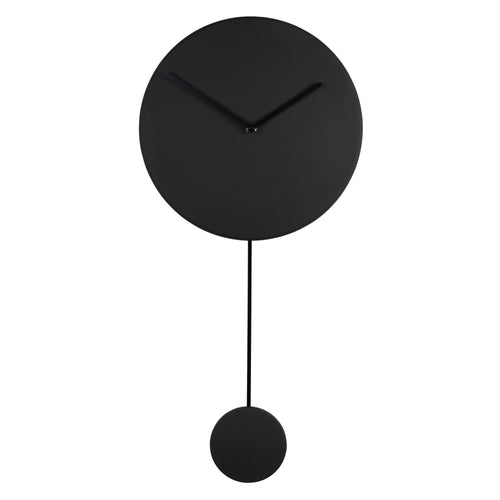 Zuiver Minimal Klok/ Wandklok Rond 30 cm Zwart - vtwonen shop