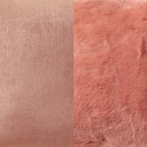 KUSSENSET - 4-delig - Soft Elegance - 45x45 cm - inclusief binnenkussens - roze