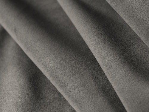 Cosmopolitan Design rechter hoekbank Chicago 5-zits, flueel lichtgrijs - 167x348x78cm
