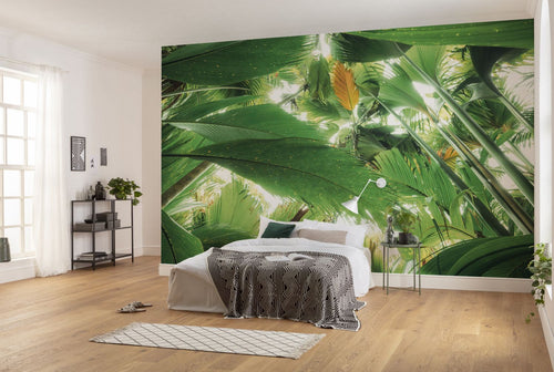 Sanders & Sanders fotobehang jungle bladeren groen - 450 x 280 cm - 612619 - vtwonen shop
