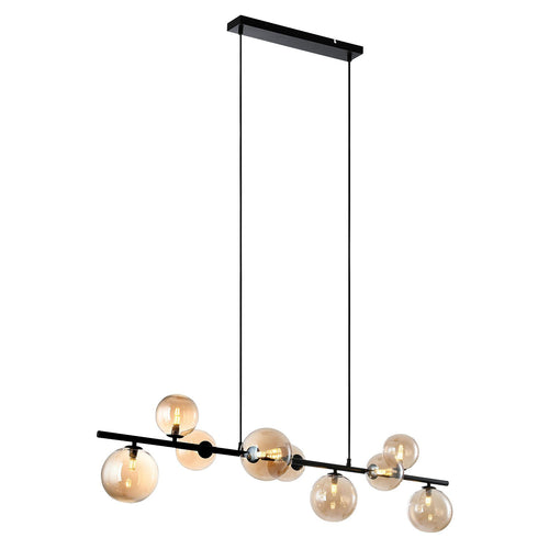 Freelight hanglamp Calcio - 9 lichts - 125  x 160   cm - zwart - vtwonen shop