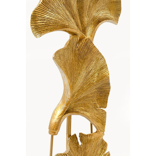 Kare Design Vloerlamp ginkgobladeren 129cm goud