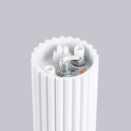 Sollux Lighting Plafondlamp HALO wit IP44 - 12x12x21cm