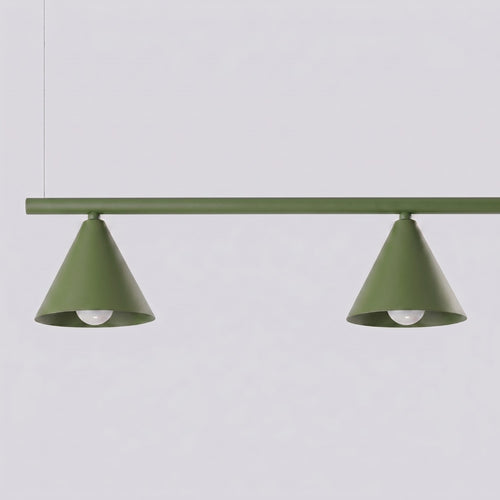 Sollux Lighting Kroonluchter NOX 4L olijfgroen - 122x14x215cm