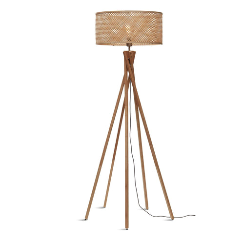 GOOD&MOJO vloerlamp Java - bruin - Ø50cm - vtwonen shop