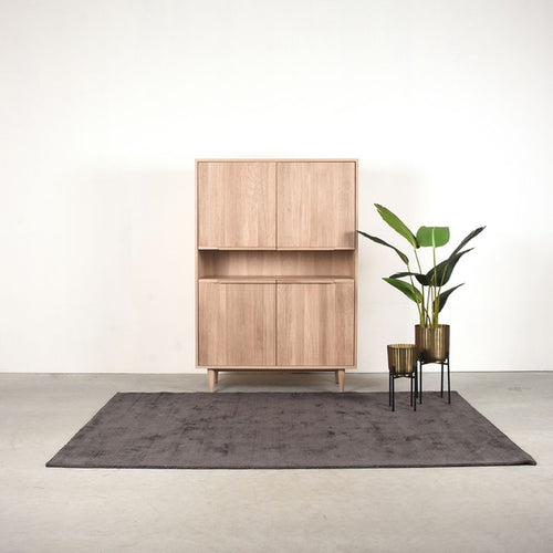LABEL51 Bergkast Jule - Naturel Eikenhout - 49x110x158cm