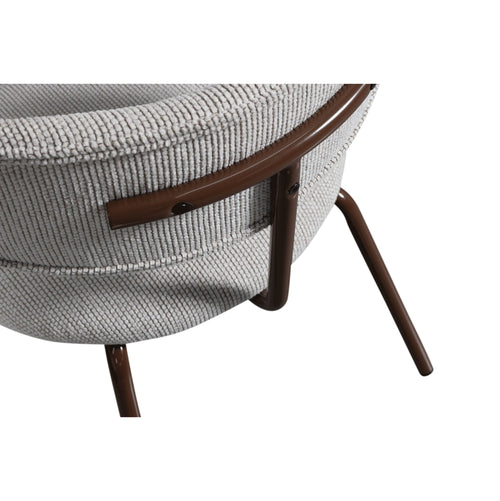 WOOOD eetkamerstoelen Travis - Polyester - Off White - Set van 2 - vtwonen shop