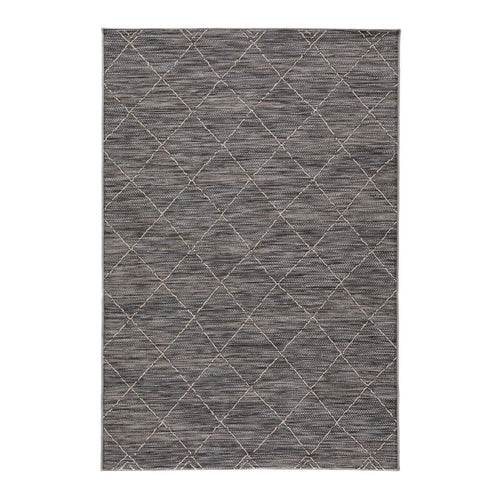 AFK Living vloerkleed Hudson - voor binnen en buiten - zwart - 160 x 230 cm - vtwonen shop