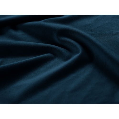 Cosmopolitan Design - Opbergbed met hoofdeinde Asti 90x200cm flueel marineblauw - 220x130x95cm