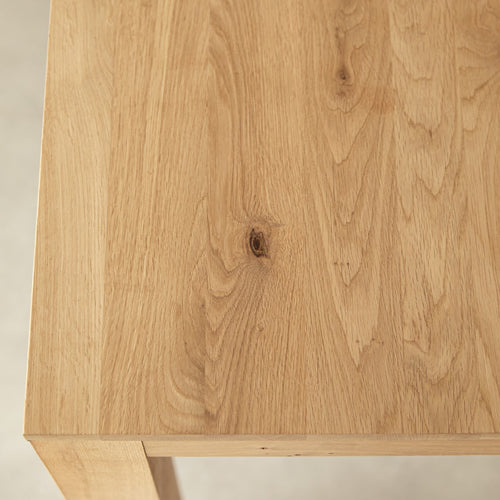 Tikamoon Massief eiken uitschuifbare tafel voor 6/10 personen - Naturel - vtwonen shop