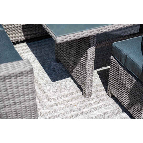 Garden Impressions lounge dining set Jaru desert sand - 6-delig - rechts