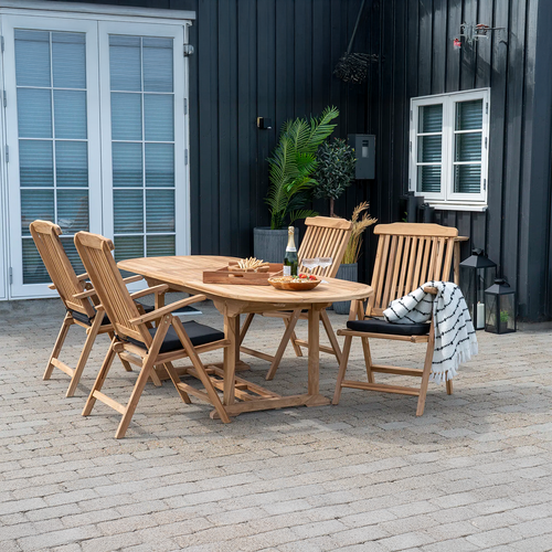 Artichok Seff Uitschuifbare Tuin Tafel Naturel - 180 - 240 x 90 cm - vtwonen shop