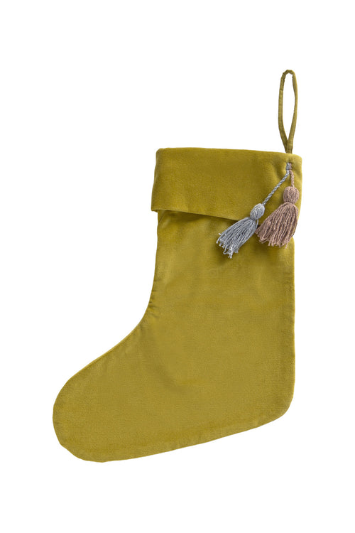 Calma House Kerstornament Velour - Groen - 40x33