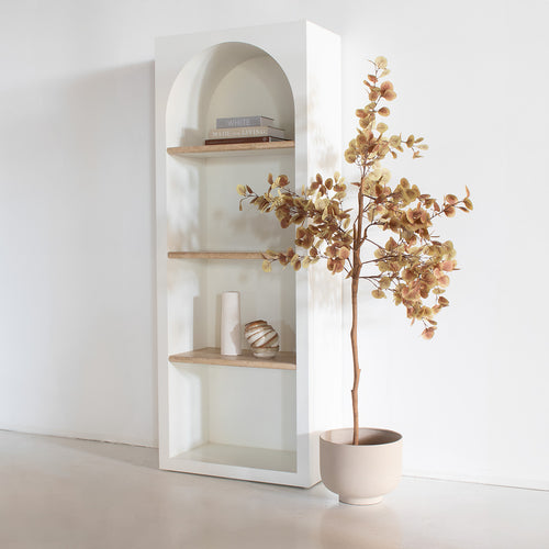 DÉJA Living Vakkenkast Vivé - Travertin - Wit - 80x40x210cm - vtwonen shop