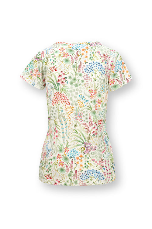 Pip Studio - Tilly Pyjama Shirt - Dames - Querida - Wit - XXL - vtwonen shop