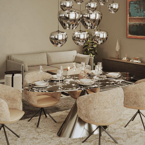 Kare Design Draaistoel met armleuningen Tasty taupe - vtwonen shop