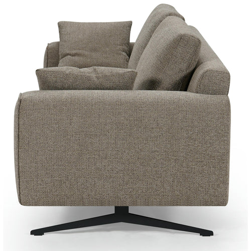 Furnhouse 3-zitsbank Detroit - Taupe - Stof - 92x217x84