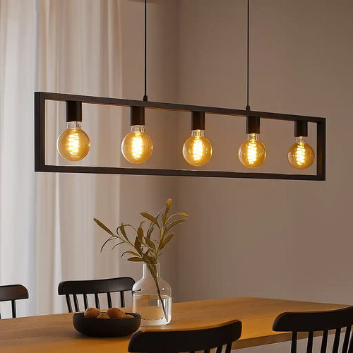 Freelight hanglamp Distesa - 5 lichts - 120x 140 cm - zwart - vtwonen shop